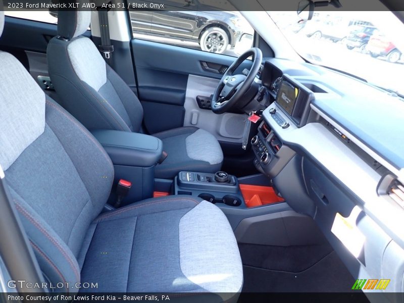 Front Seat of 2023 Maverick XLT AWD