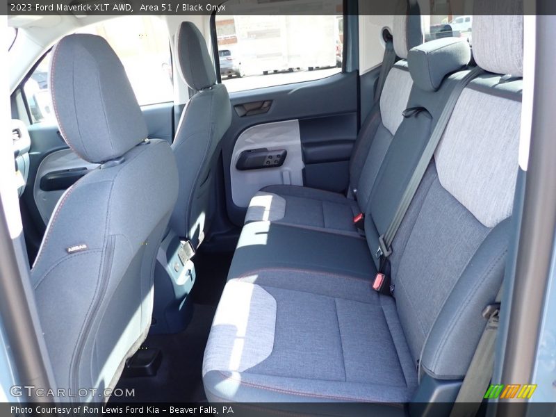 Rear Seat of 2023 Maverick XLT AWD