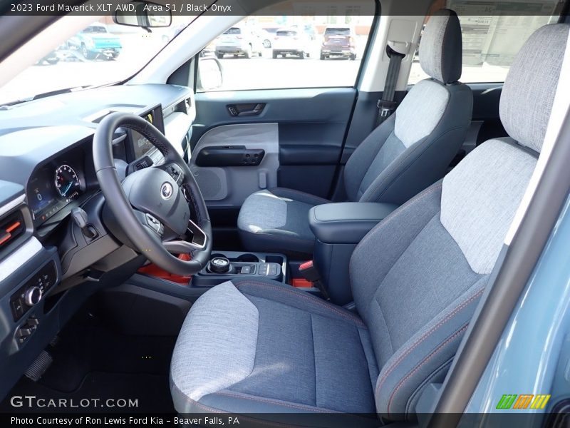 Rear Seat of 2023 Maverick XLT AWD