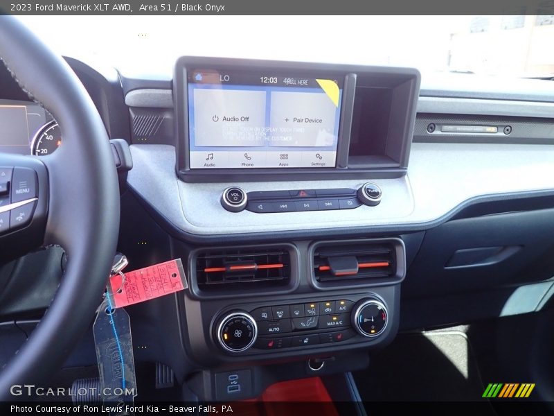 Controls of 2023 Maverick XLT AWD