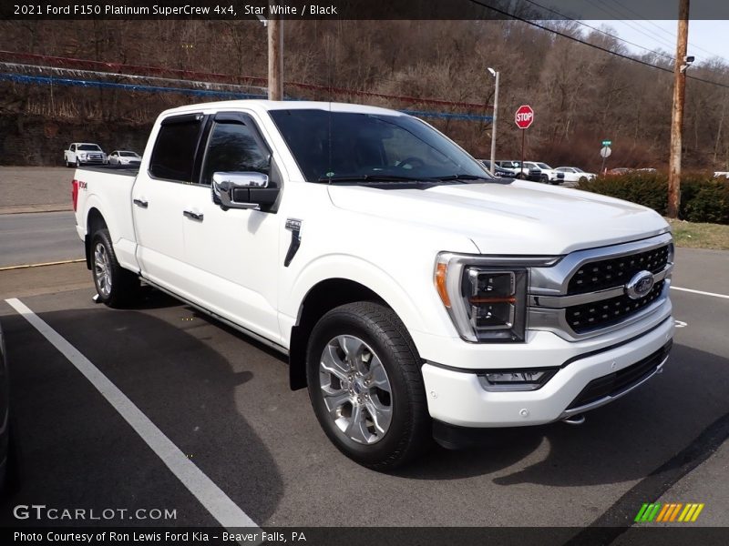 Star White / Black 2021 Ford F150 Platinum SuperCrew 4x4