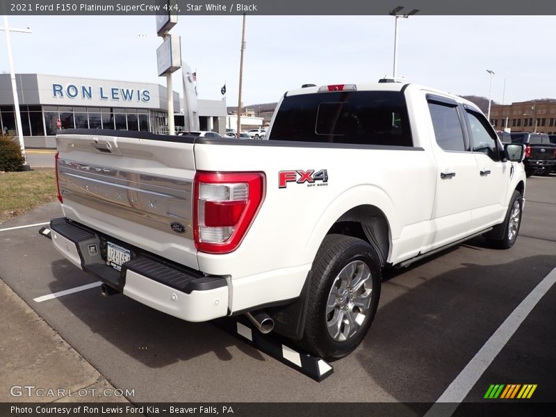 Star White / Black 2021 Ford F150 Platinum SuperCrew 4x4