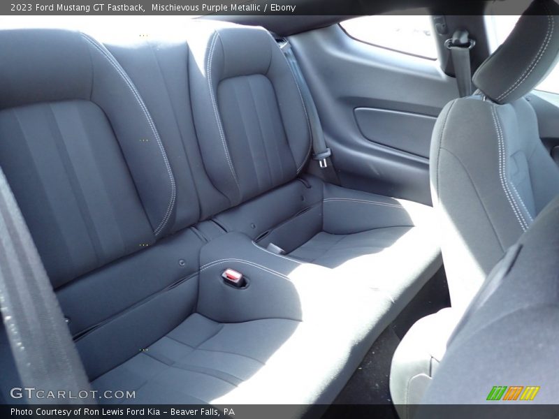 Rear Seat of 2023 Mustang GT Fastback