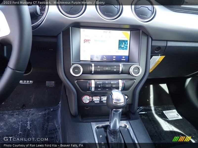 Controls of 2023 Mustang GT Fastback