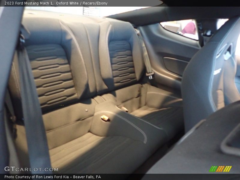 Rear Seat of 2023 Mustang Mach 1