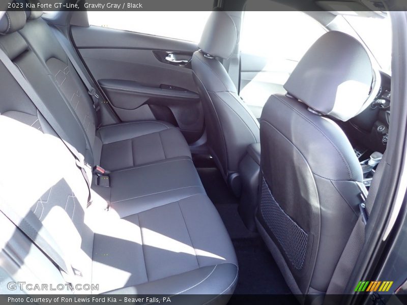 Gravity Gray / Black 2023 Kia Forte GT-Line