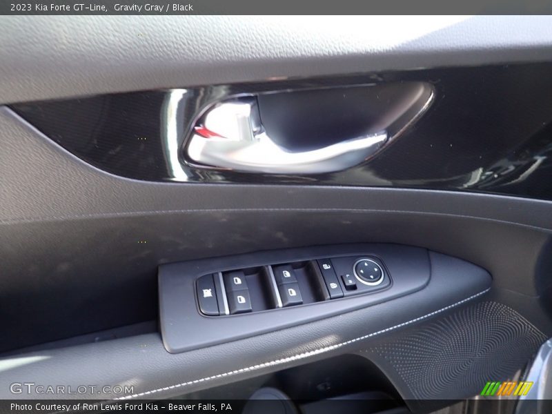 Gravity Gray / Black 2023 Kia Forte GT-Line