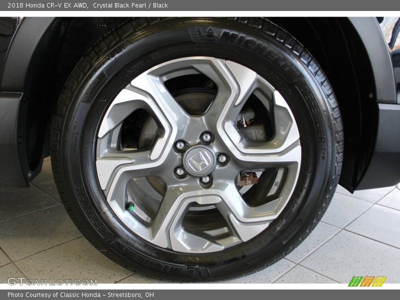 Crystal Black Pearl / Black 2018 Honda CR-V EX AWD