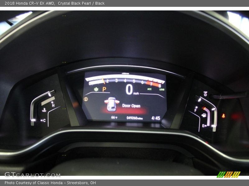 Crystal Black Pearl / Black 2018 Honda CR-V EX AWD
