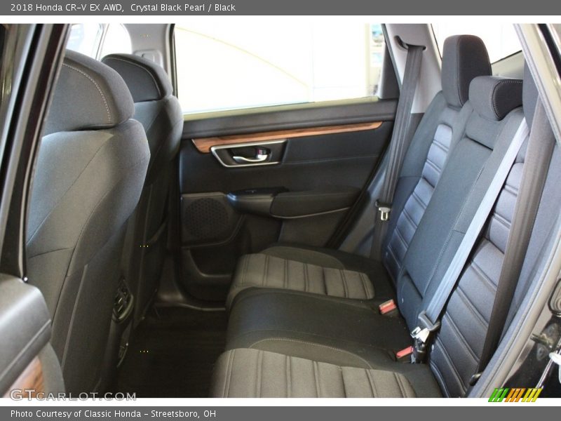 Crystal Black Pearl / Black 2018 Honda CR-V EX AWD