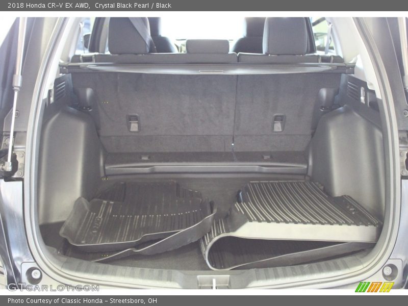 Crystal Black Pearl / Black 2018 Honda CR-V EX AWD