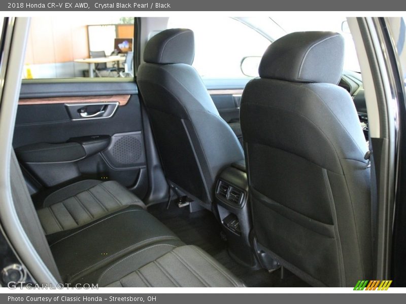 Crystal Black Pearl / Black 2018 Honda CR-V EX AWD