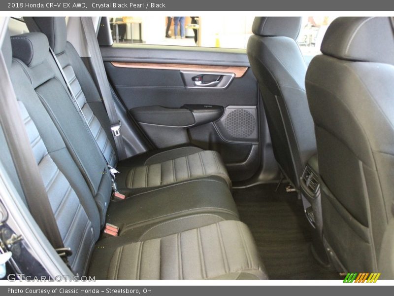 Crystal Black Pearl / Black 2018 Honda CR-V EX AWD