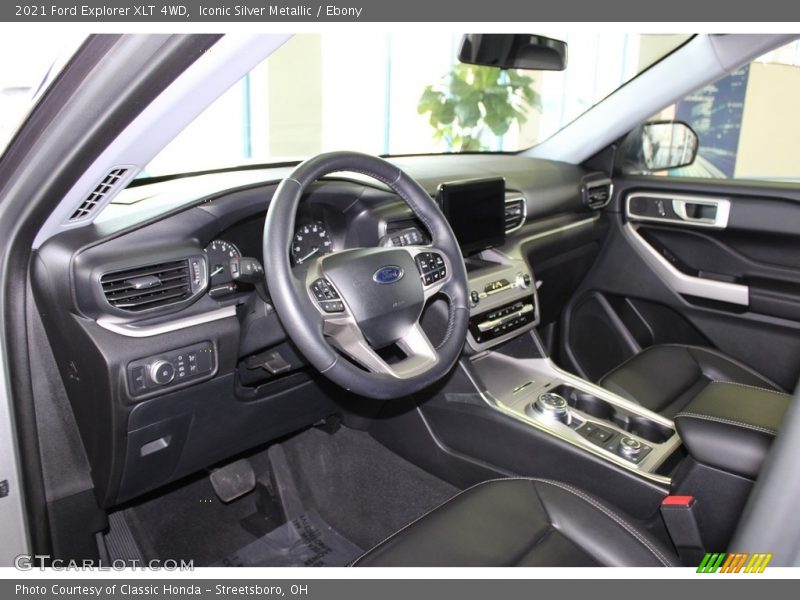 Front Seat of 2021 Explorer XLT 4WD