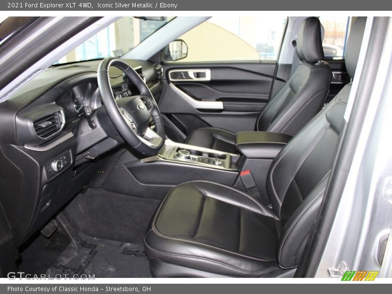 Front Seat of 2021 Explorer XLT 4WD