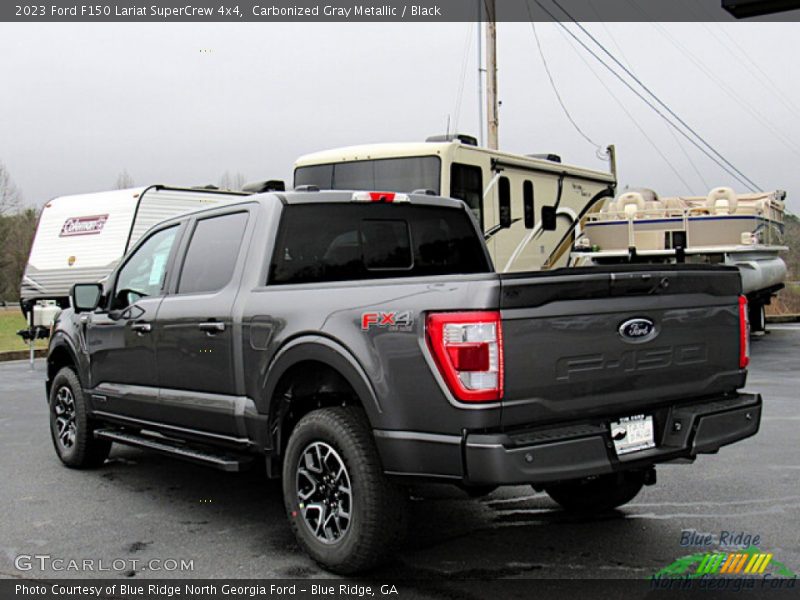 Carbonized Gray Metallic / Black 2023 Ford F150 Lariat SuperCrew 4x4