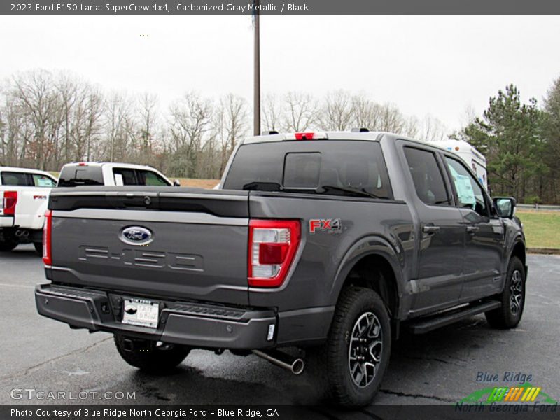 Carbonized Gray Metallic / Black 2023 Ford F150 Lariat SuperCrew 4x4