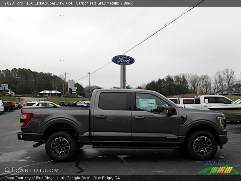Carbonized Gray Metallic / Black 2023 Ford F150 Lariat SuperCrew 4x4