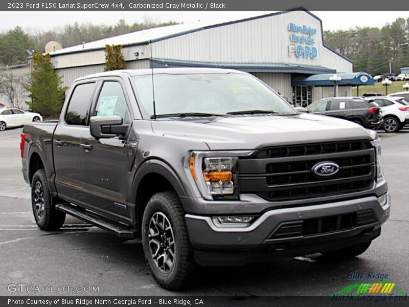 Carbonized Gray Metallic / Black 2023 Ford F150 Lariat SuperCrew 4x4