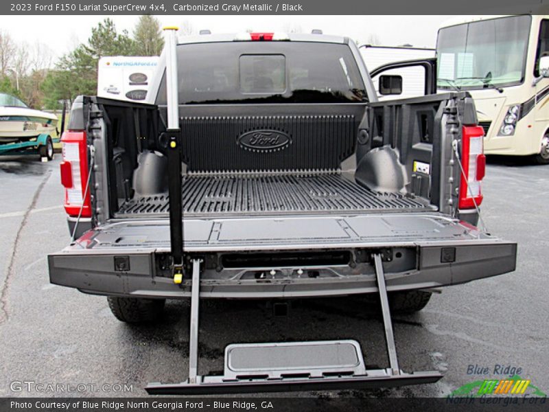 Carbonized Gray Metallic / Black 2023 Ford F150 Lariat SuperCrew 4x4