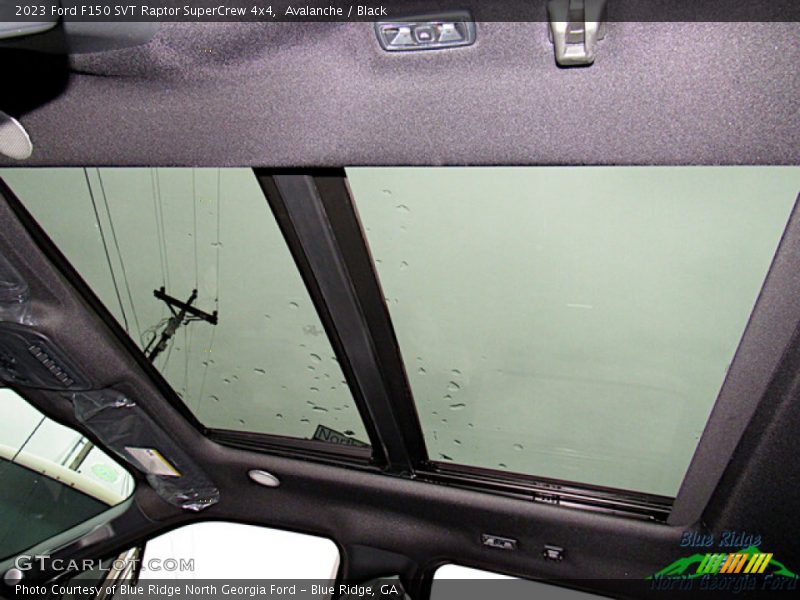 Sunroof of 2023 F150 SVT Raptor SuperCrew 4x4