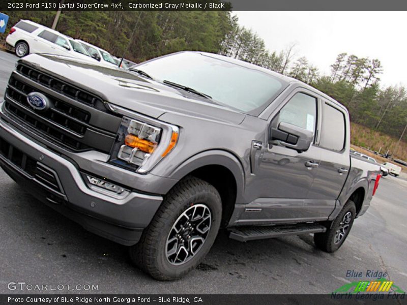 Carbonized Gray Metallic / Black 2023 Ford F150 Lariat SuperCrew 4x4