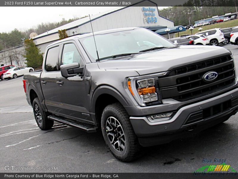 Carbonized Gray Metallic / Black 2023 Ford F150 Lariat SuperCrew 4x4