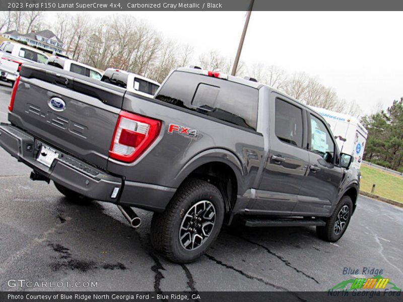 Carbonized Gray Metallic / Black 2023 Ford F150 Lariat SuperCrew 4x4