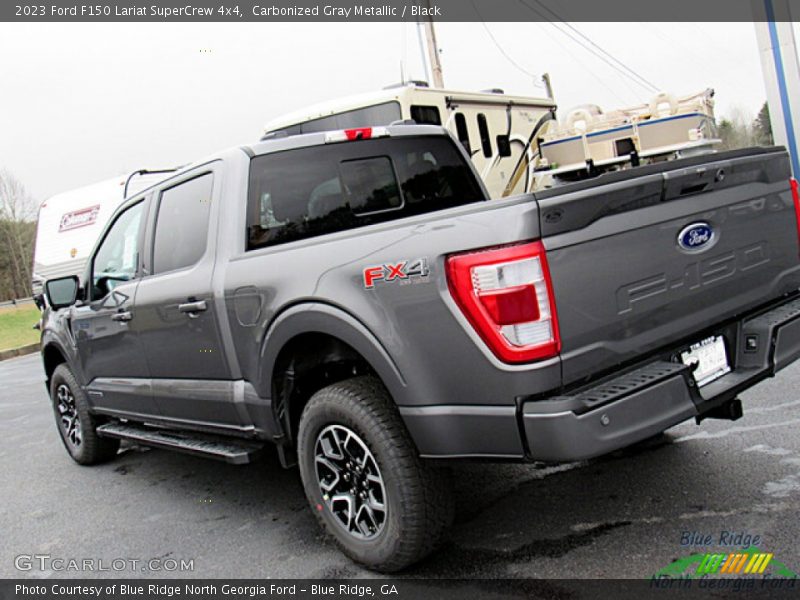 Carbonized Gray Metallic / Black 2023 Ford F150 Lariat SuperCrew 4x4