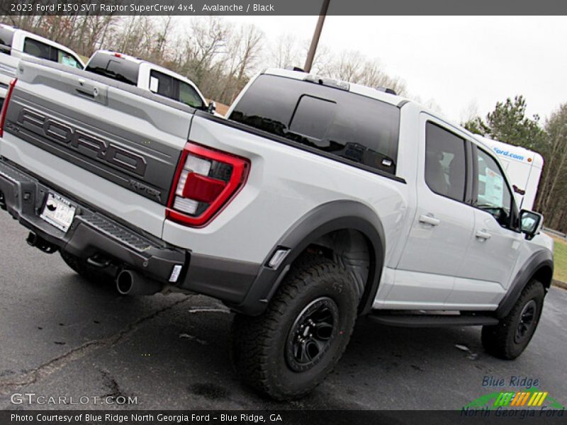 Avalanche / Black 2023 Ford F150 SVT Raptor SuperCrew 4x4