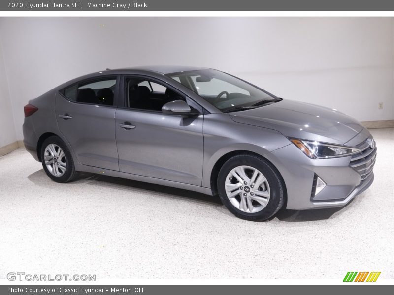 Machine Gray / Black 2020 Hyundai Elantra SEL