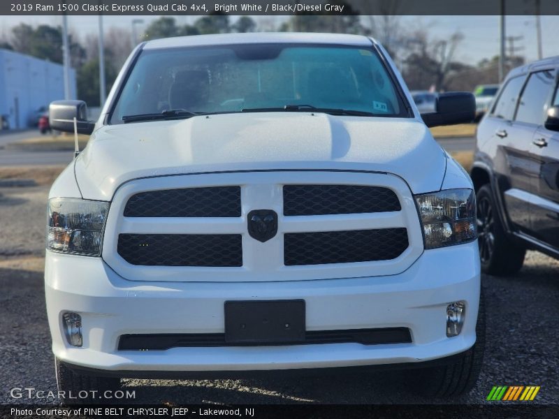 Bright White / Black/Diesel Gray 2019 Ram 1500 Classic Express Quad Cab 4x4