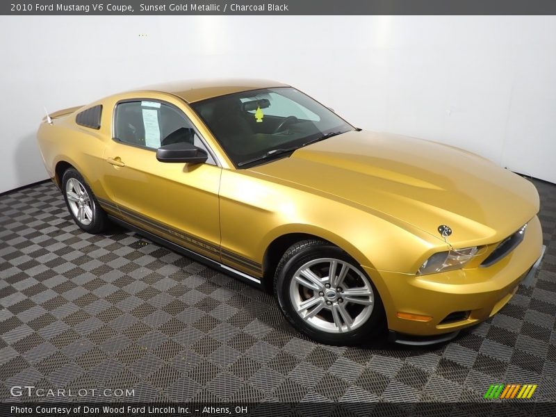  2010 Mustang V6 Coupe Sunset Gold Metallic