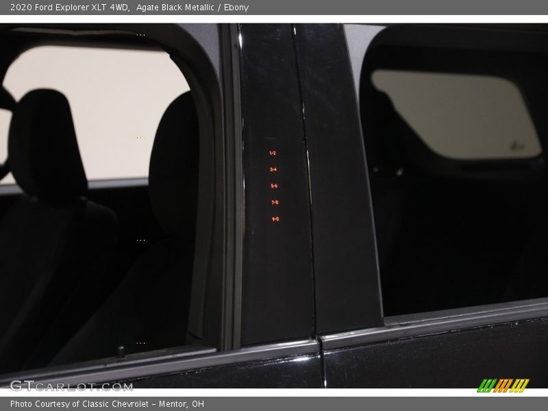 Agate Black Metallic / Ebony 2020 Ford Explorer XLT 4WD