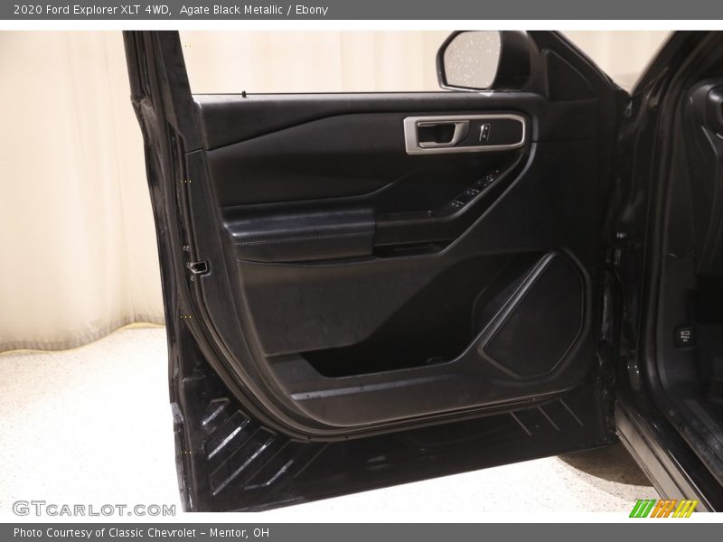 Agate Black Metallic / Ebony 2020 Ford Explorer XLT 4WD