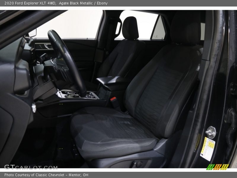 Agate Black Metallic / Ebony 2020 Ford Explorer XLT 4WD