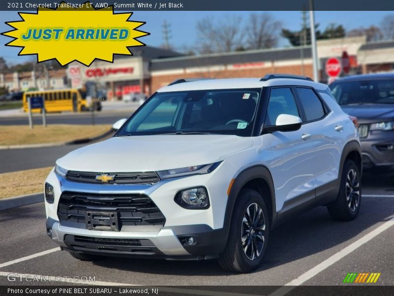 Summit White / Jet Black 2021 Chevrolet TrailBlazer LT AWD