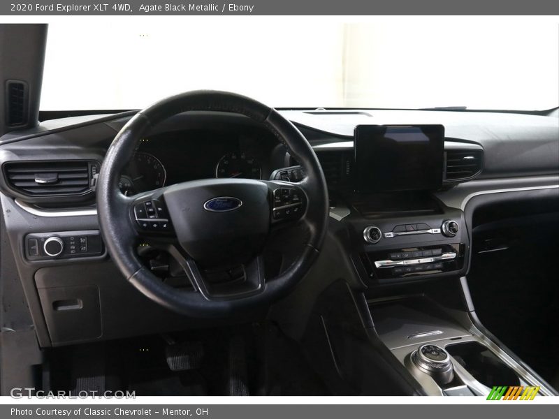 Agate Black Metallic / Ebony 2020 Ford Explorer XLT 4WD