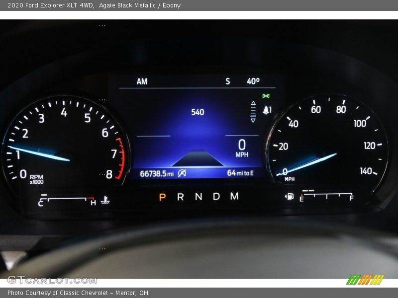 Agate Black Metallic / Ebony 2020 Ford Explorer XLT 4WD