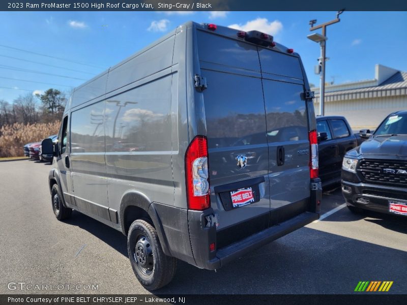 Sting-Gray / Black 2023 Ram ProMaster 1500 High Roof Cargo Van