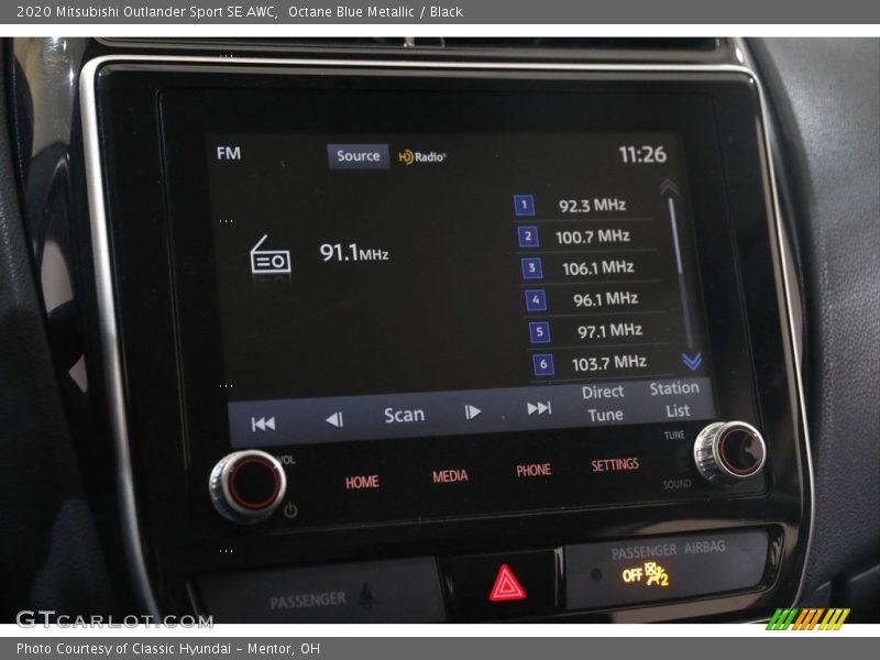 Audio System of 2020 Outlander Sport SE AWC