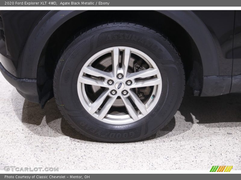 Agate Black Metallic / Ebony 2020 Ford Explorer XLT 4WD
