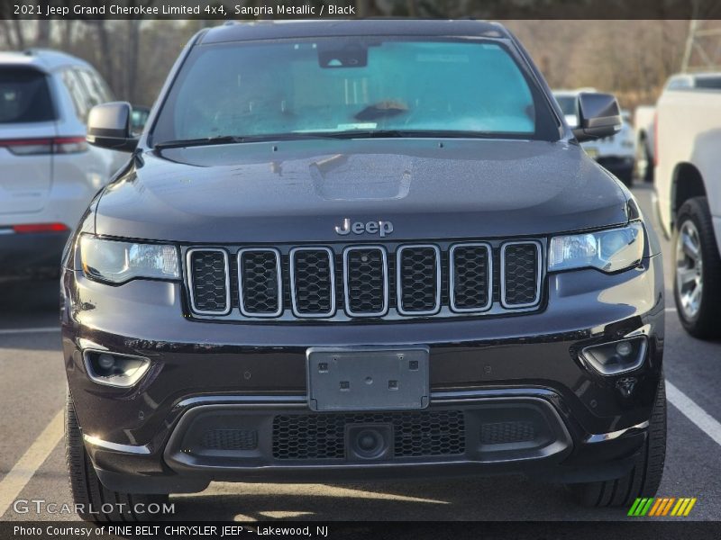 Sangria Metallic / Black 2021 Jeep Grand Cherokee Limited 4x4