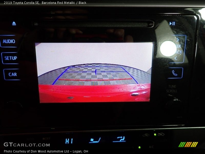 Barcelona Red Metallic / Black 2019 Toyota Corolla SE