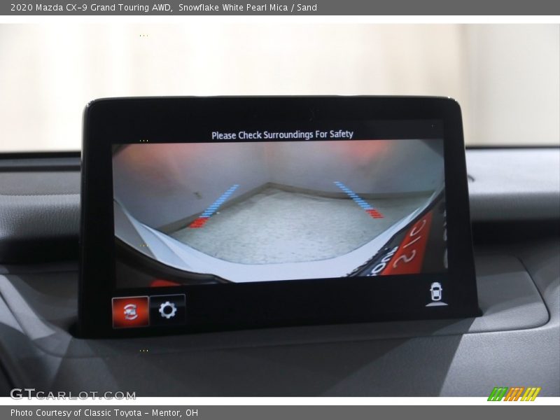 Snowflake White Pearl Mica / Sand 2020 Mazda CX-9 Grand Touring AWD
