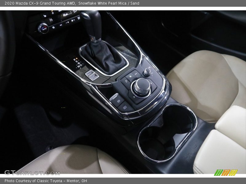 Snowflake White Pearl Mica / Sand 2020 Mazda CX-9 Grand Touring AWD