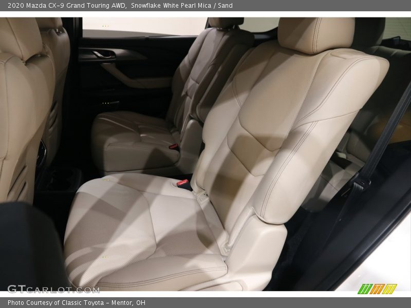 Snowflake White Pearl Mica / Sand 2020 Mazda CX-9 Grand Touring AWD