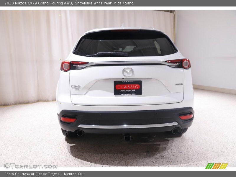Snowflake White Pearl Mica / Sand 2020 Mazda CX-9 Grand Touring AWD