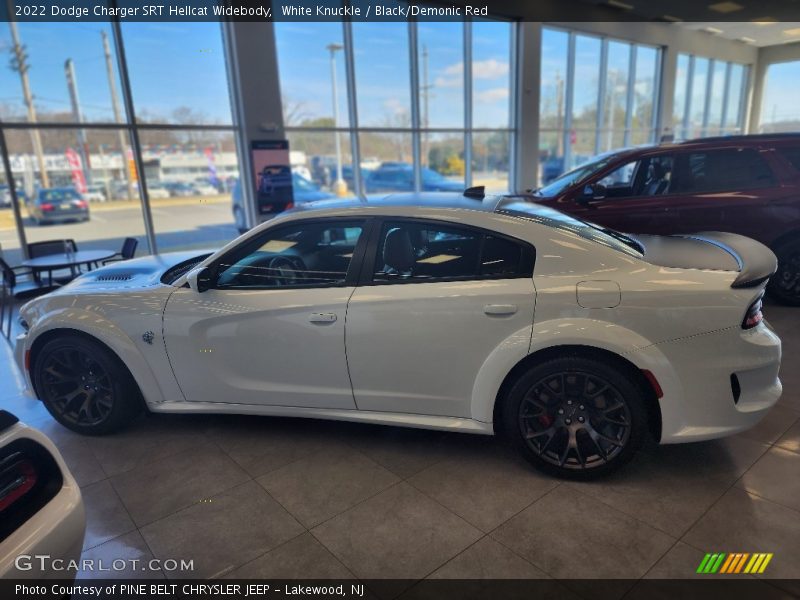 White Knuckle / Black/Demonic Red 2022 Dodge Charger SRT Hellcat Widebody