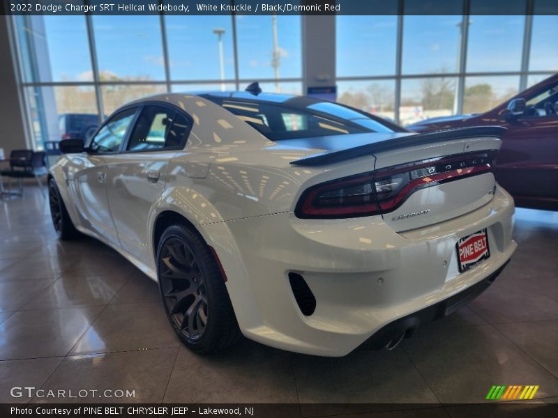 White Knuckle / Black/Demonic Red 2022 Dodge Charger SRT Hellcat Widebody